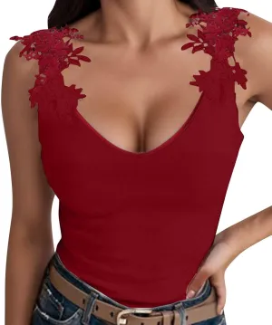2025 Summer Camisole for Women V Neck Sleeveless Halter Vest Boho Tops Sexy Casual Backless Beach Blouse Top