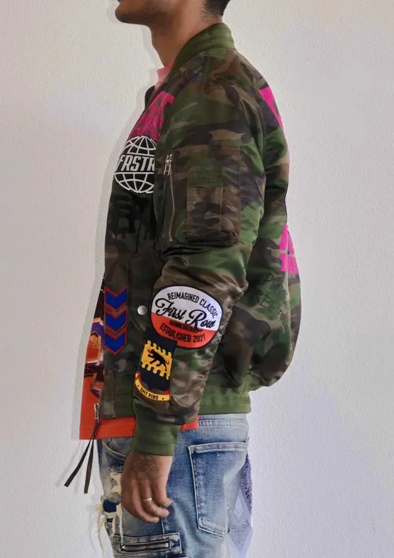Act Today Multi Patches MA-1 Jacket