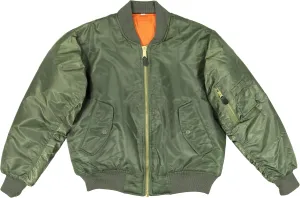Army Universe MA-1 Bomber Flight Jacket Reversible Air Force Military Fighter Pilots Casual Insulated Tactical Coat