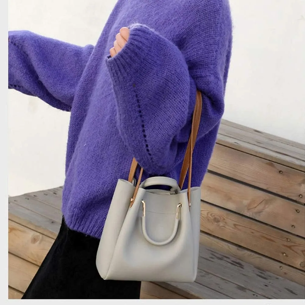 ASWER Women Top Handle Shoulder Bags Satchel Handbags Tote Purse Crossbody Bag