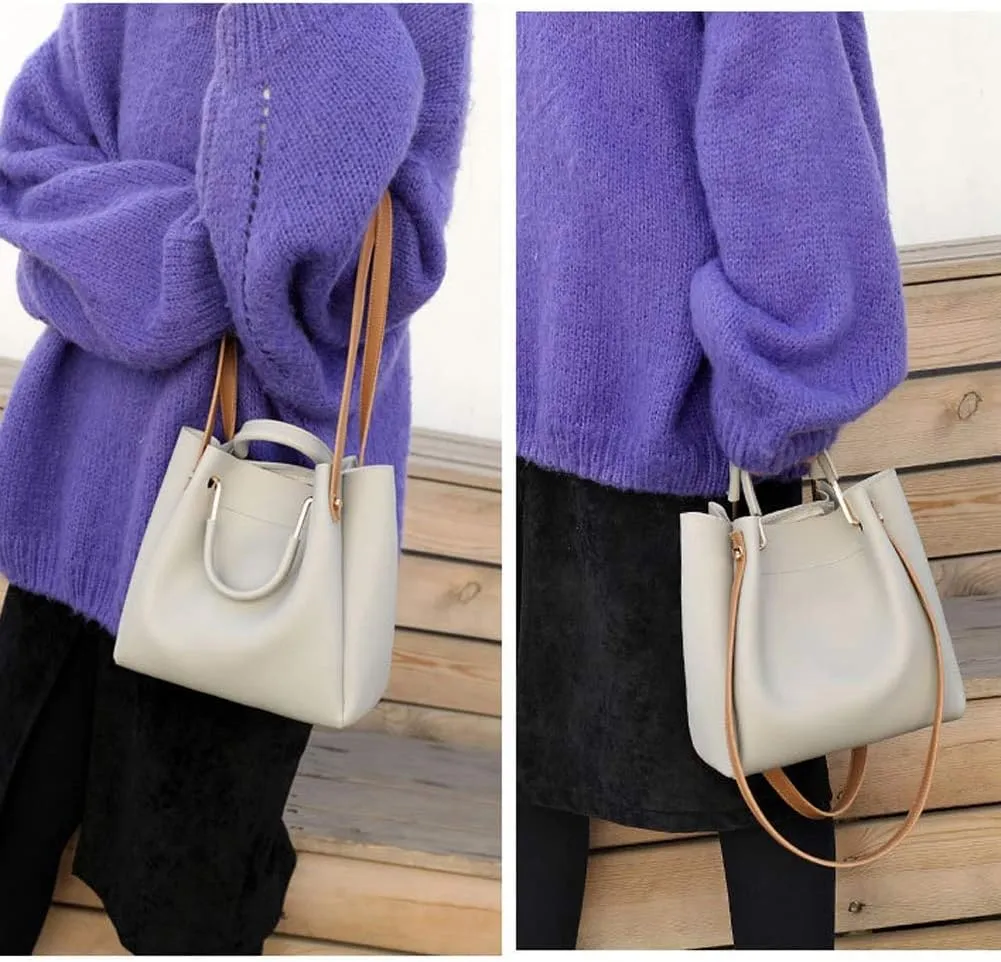 ASWER Women Top Handle Shoulder Bags Satchel Handbags Tote Purse Crossbody Bag