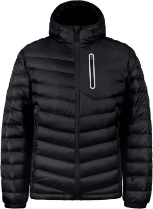Bakery Men's Down Jacket Hooded Packable Down Puffer Jacket Lightweight Water-Resistant Insulated Down Jacket
