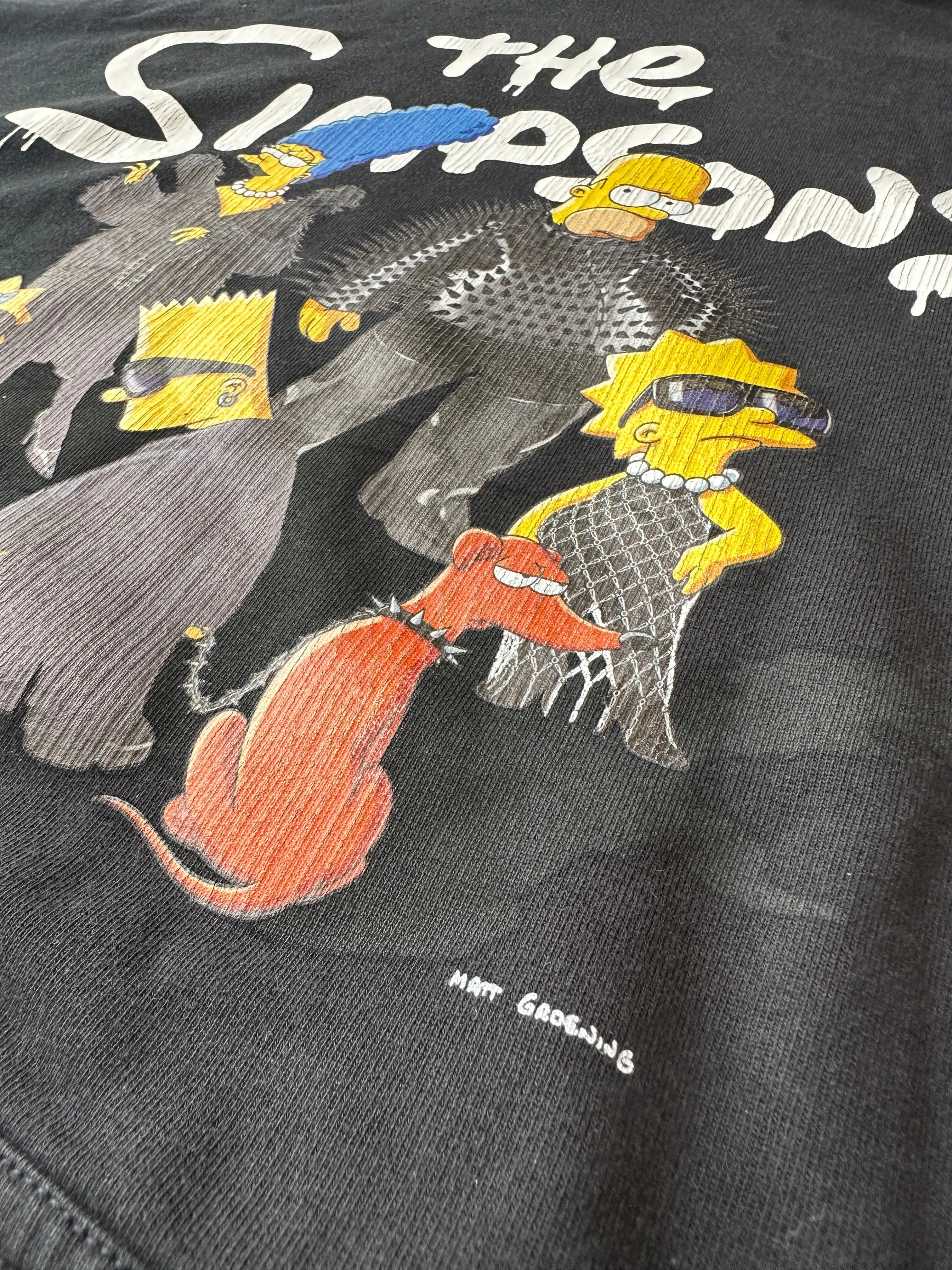 Balenciaga - Black Simpsons Print Hoodie