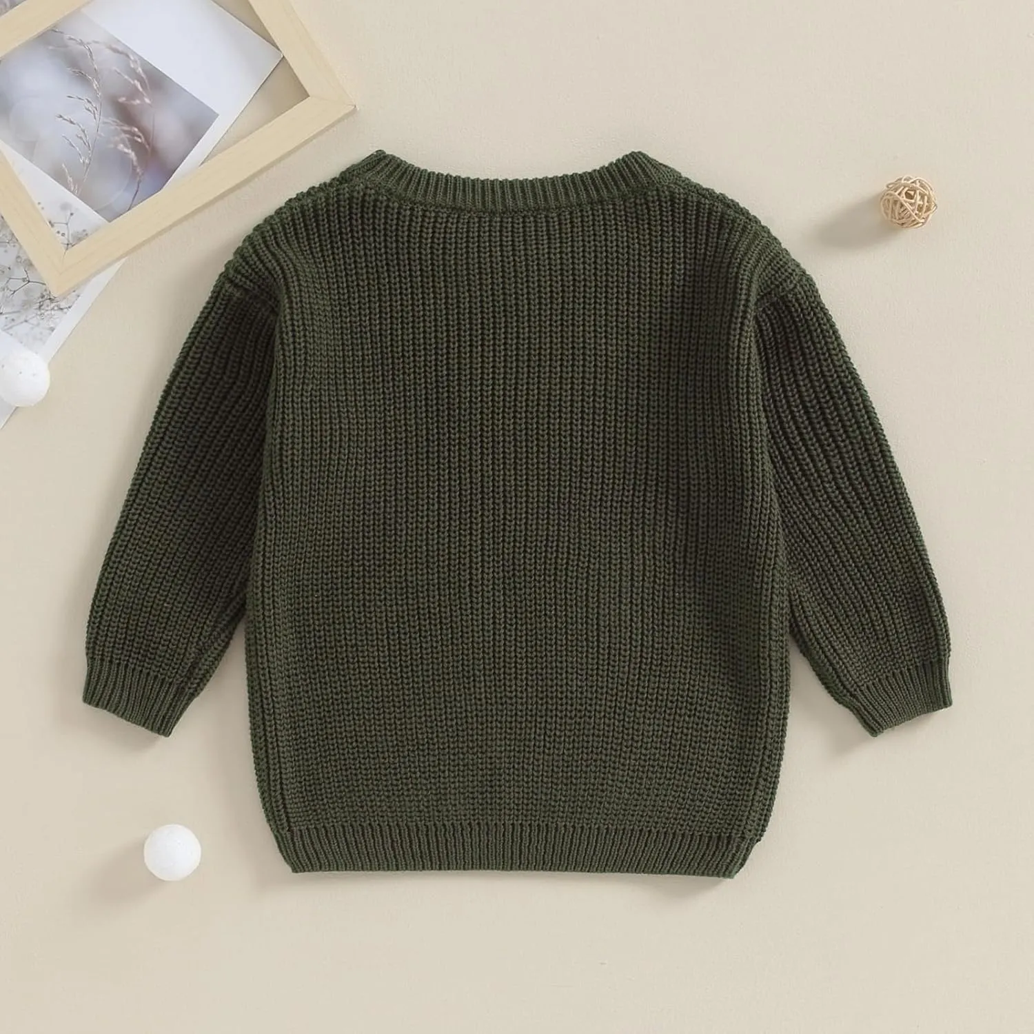 Big Brother Little Brother Matching Outfits Letter Embroidery Knit Sweater Shirt Baby Boy Winter Warm Clothes