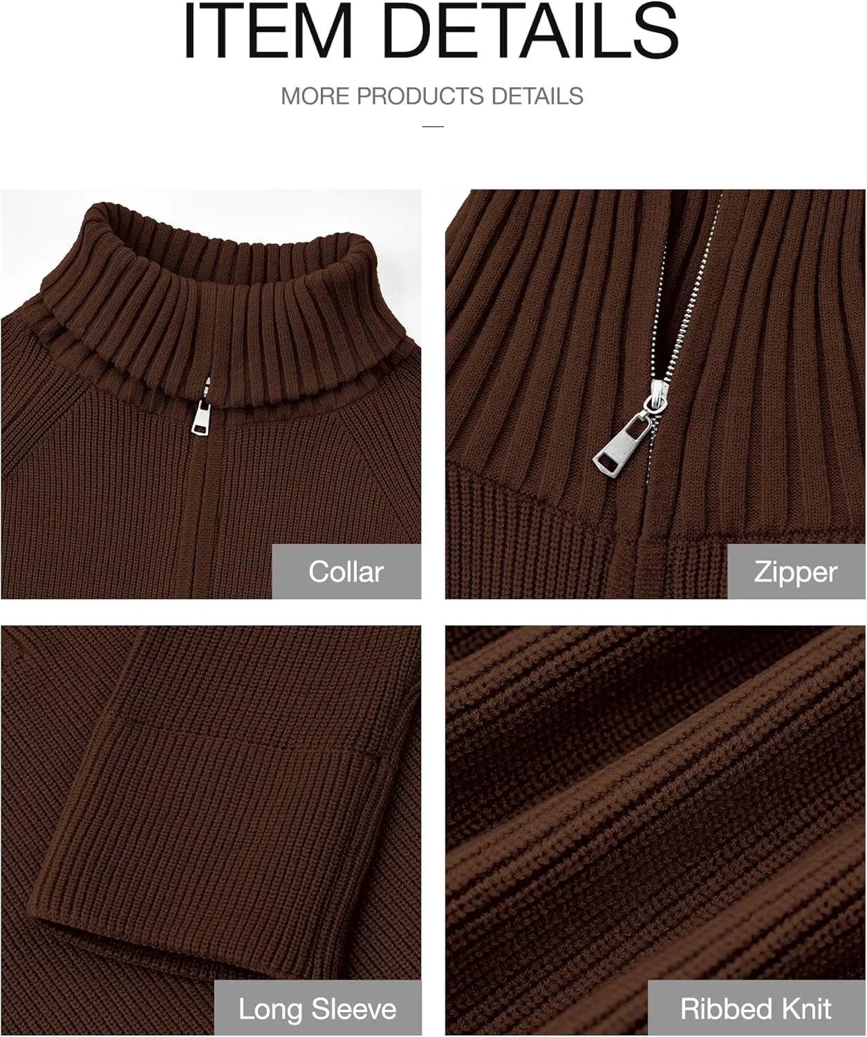 BTFBM Womens Casual Long Sleeve Half Zip Pullover Sweaters Solid V Neck Collar Ribbed Knitted Loose Slouchy Jumper Tops