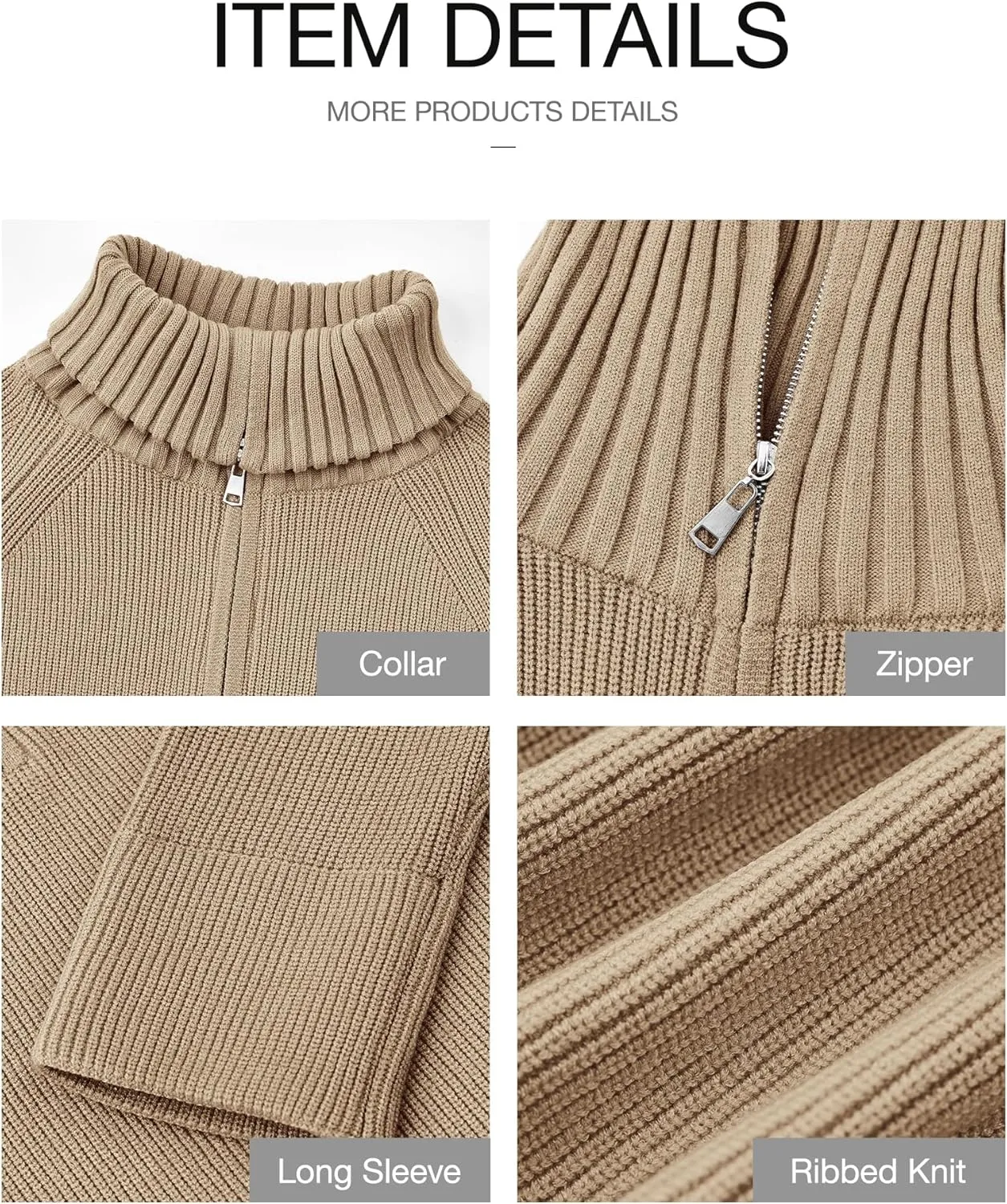BTFBM Womens Casual Long Sleeve Half Zip Pullover Sweaters Solid V Neck Collar Ribbed Knitted Loose Slouchy Jumper Tops