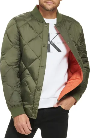 Calvin Klein Men's Reversible Diamond Quilted Jacket