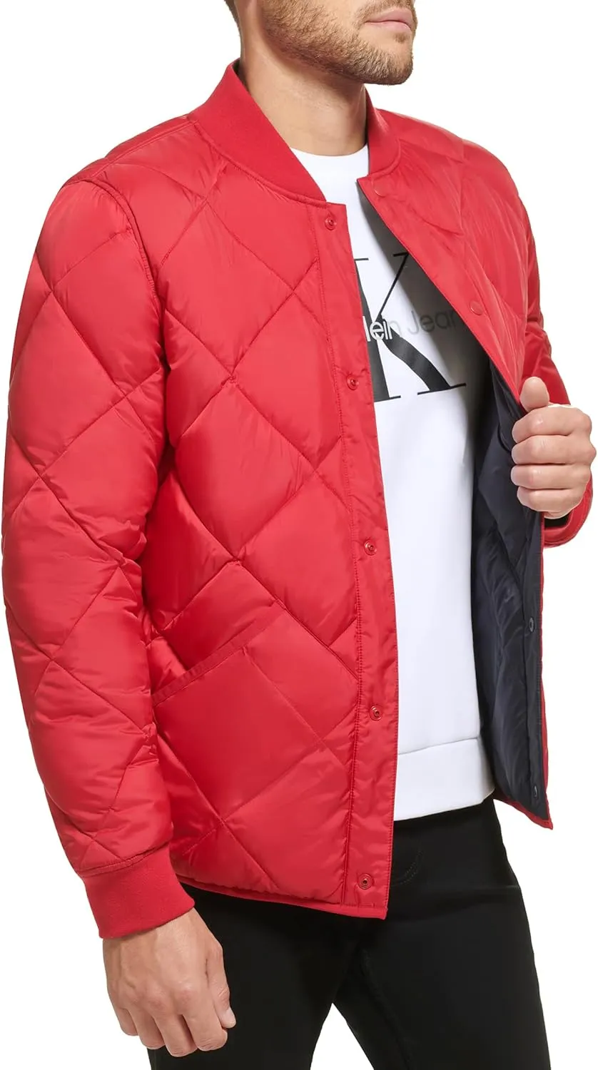 Calvin Klein Men's Reversible Diamond Quilted Jacket