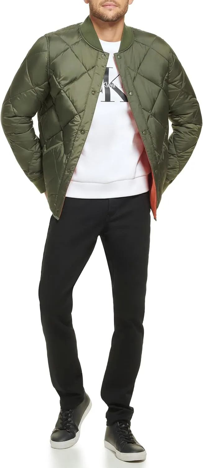 Calvin Klein Men's Reversible Diamond Quilted Jacket