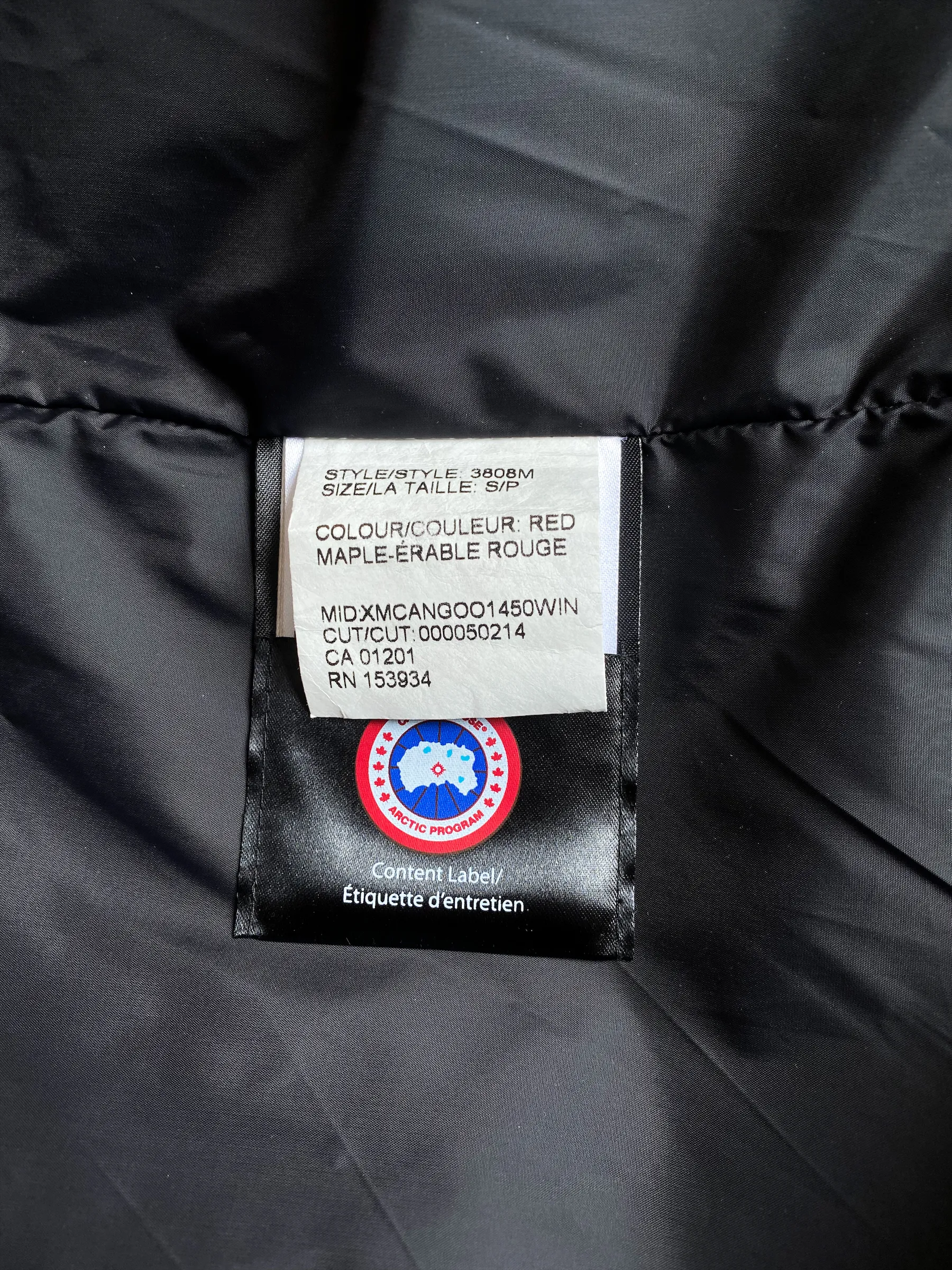 Canada Goose Maple Red Wyndham Men's Jacket
