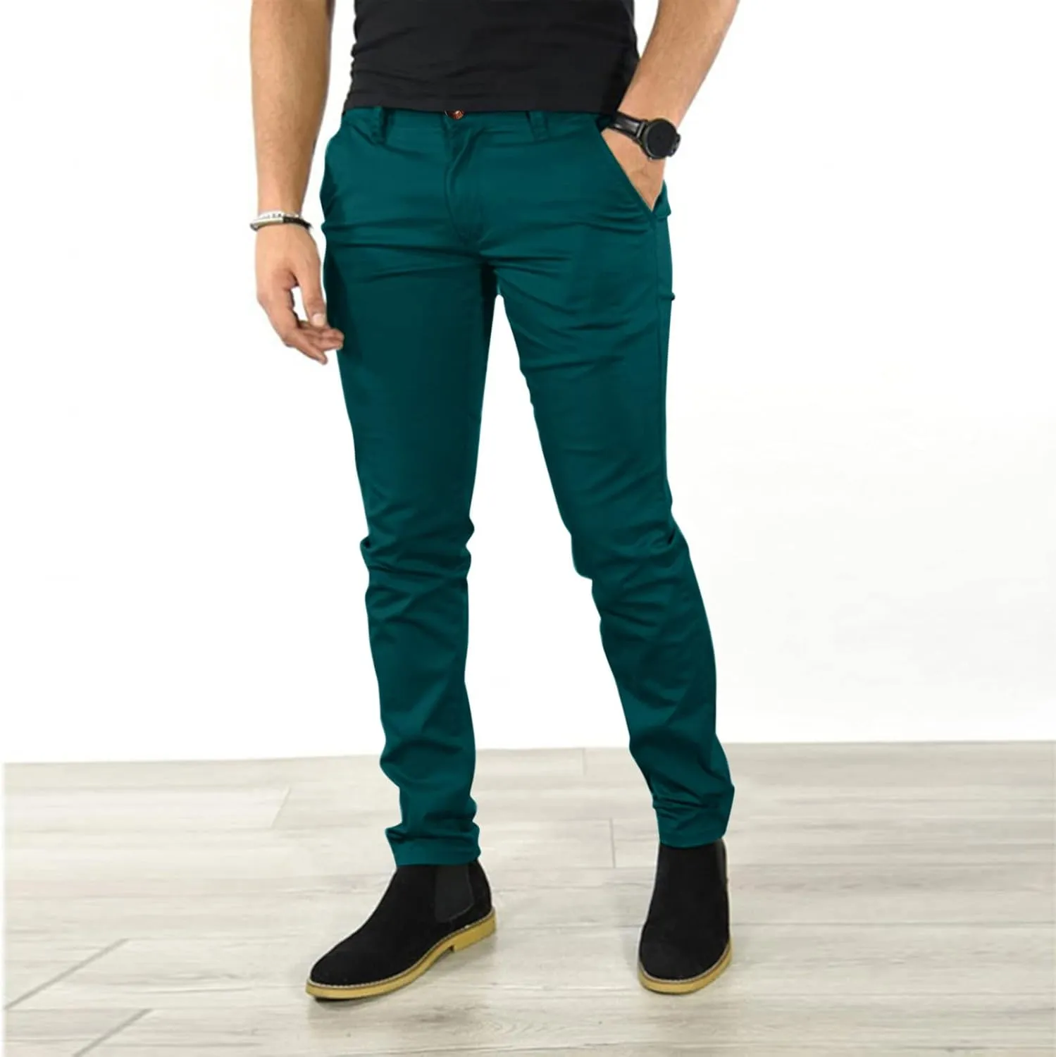 Cargo Pants for Men Big and Tall, with Pockets for Workout Jogging Running Men's Heavyweight Sweatpants Fleece Lined