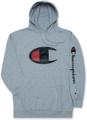 Champion Hoodie for Men Big And Tall Mens Oversized Pullover Fleece Sweatshirt