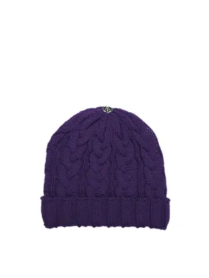 Charlie Cable Knit Hat - Ultra Violet
