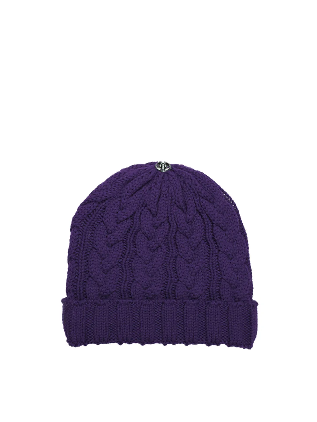 Charlie Cable Knit Hat - Ultra Violet