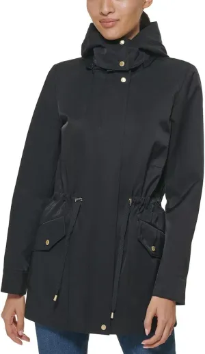 Cole Haan Women's Adjustable Rain Short Coat