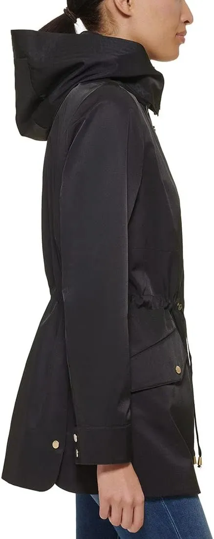 Cole Haan Women's Adjustable Rain Short Coat