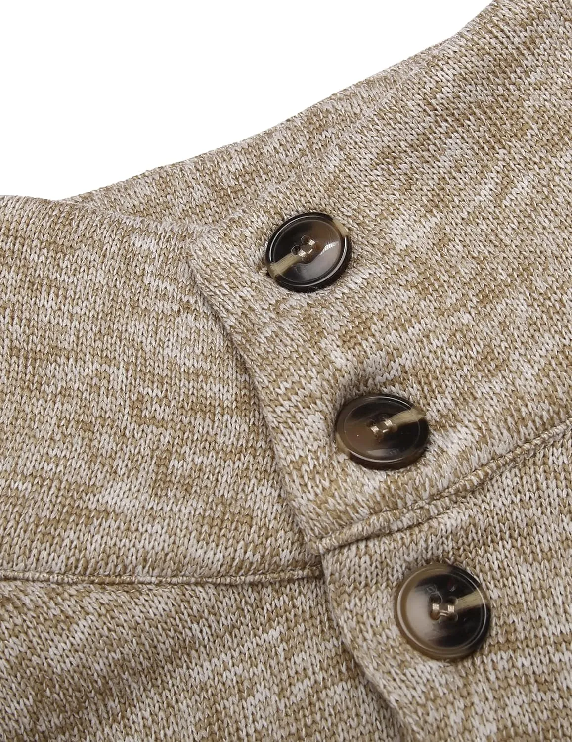 COOFANDY Men Casual Knit Pullover Sweatshirt Slim Fit Thermal Fashion Sweater