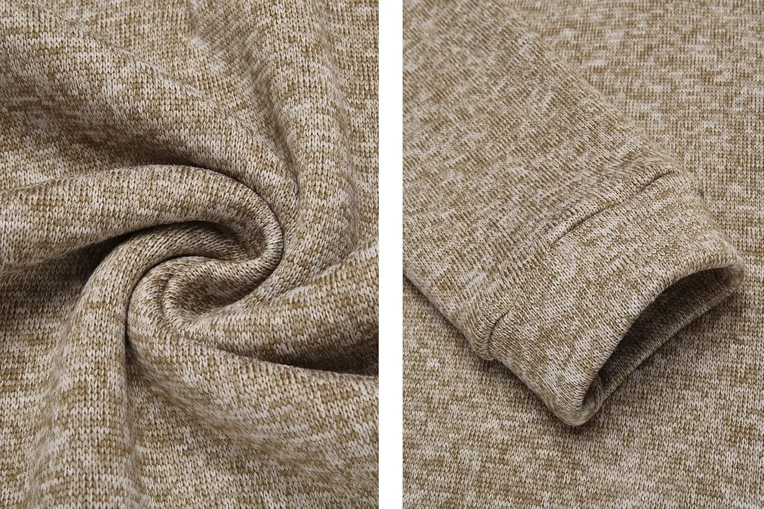 COOFANDY Men Casual Knit Pullover Sweatshirt Slim Fit Thermal Fashion Sweater
