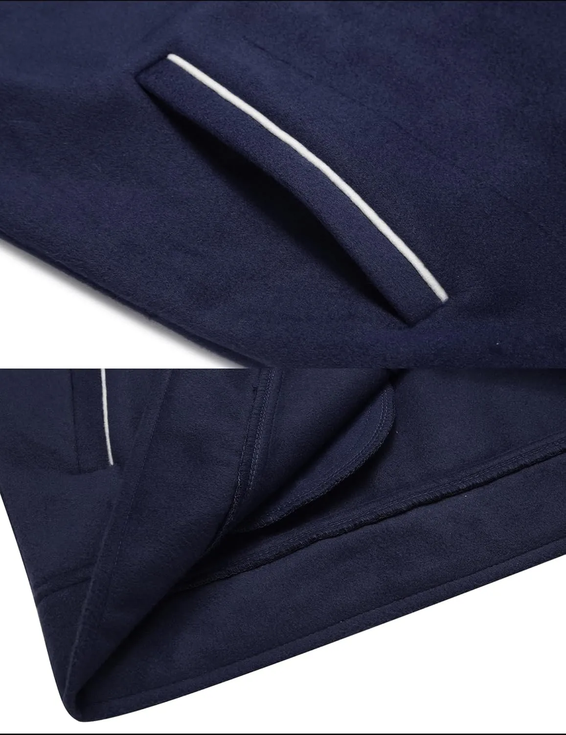 COOFANDY Men's Varsity Jacket Wool Blend Letterman Bomber Jacket Baseball Lightweight Jacket