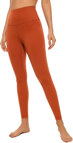 CRZ YOGA Air Feeling High Waisted Leggings for Women 25'' - Warm Thick Workout Buttery Soft Yoga Pants Lounge