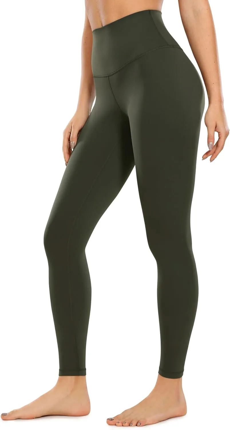 CRZ YOGA Air Feeling High Waisted Leggings for Women 28'' - Warm Thick Workout Buttery Soft Yoga Pants Lounge