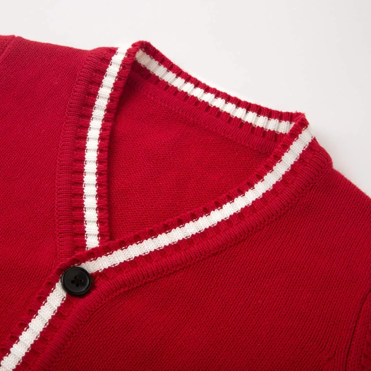 Curipeer Boys' Cardigan Knitted Sweater Fall Button Up Sweater Cardigan for Toddler Boys 3-14Y