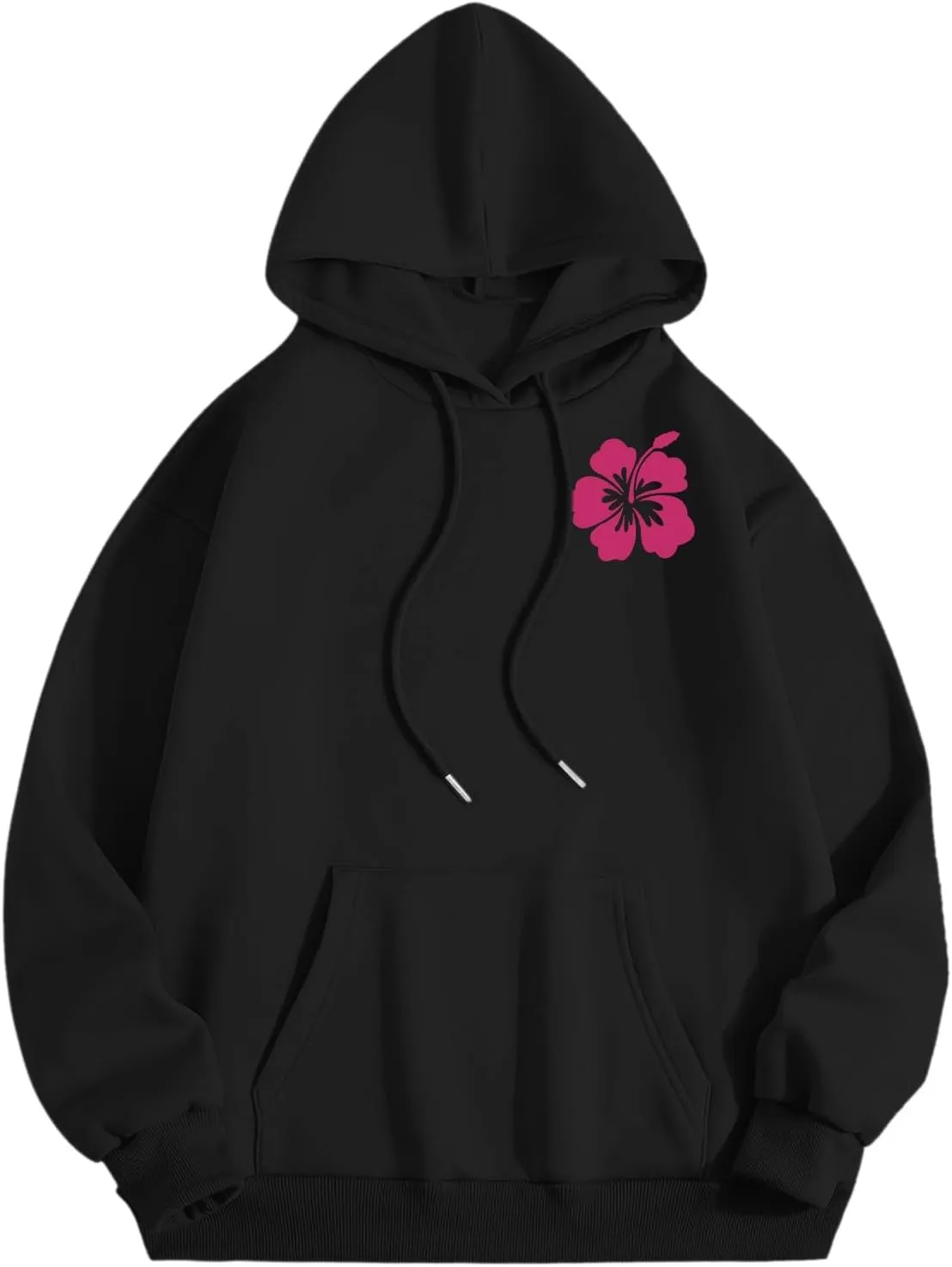 Cute 2 Piece Outfits for Women Teen Girls Preppy Puff 2024 Fall Fleece Pocket Drawstring Pullover Oversized Sweatpant