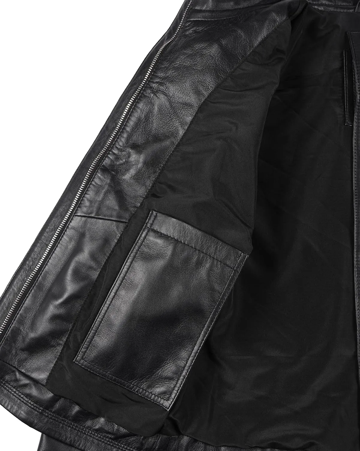 Decrum Womens Leather Jacket - Real Lambskin Fashion Leather Jackets for Women