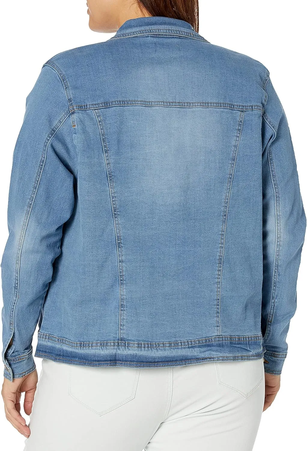 dollhouse Women's Size Basic Plus Denim Jacket