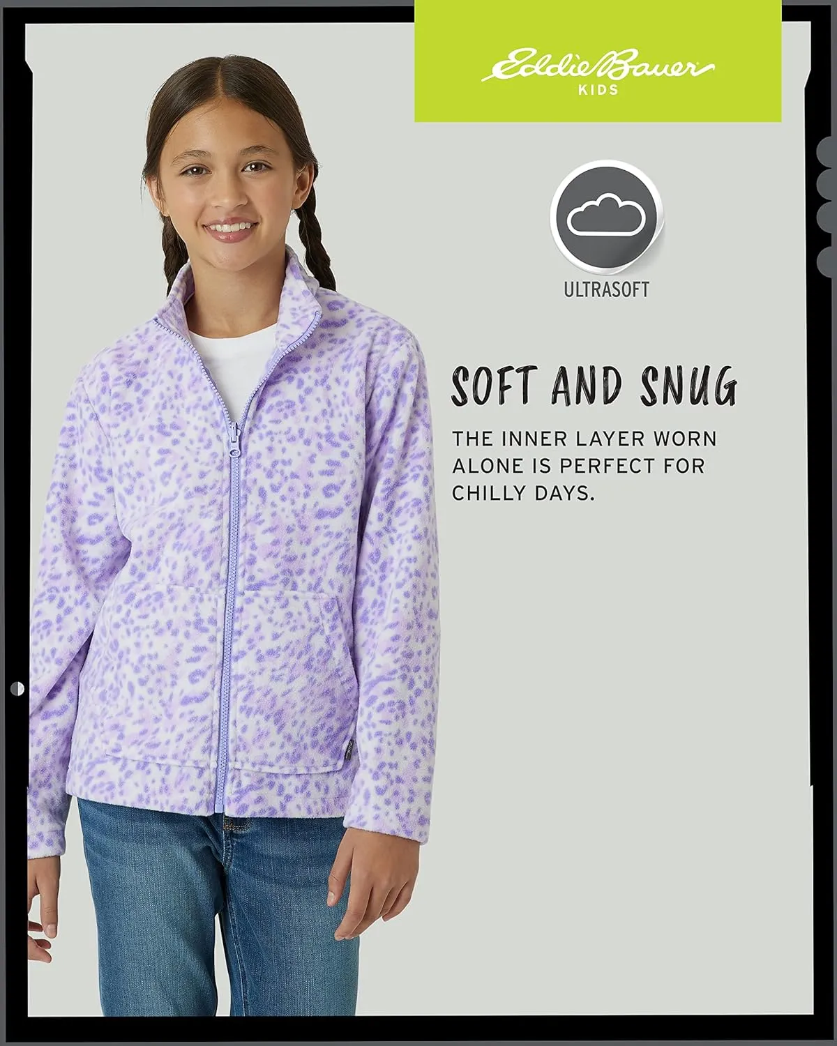 Eddie Bauer Girls' Rain Jacket - Lone Peak Waterproof 3 in 1 Insulated Windbreaker Coat with Removable Fleece Lining (5-20)