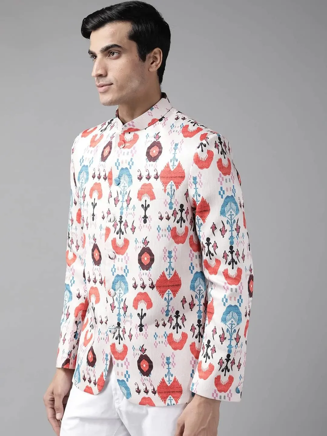 Elina fashion Men's Bandhgala Jodhpuri Waistcoat Top Indian Stitched Readymade Festive Wear