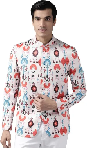 Elina fashion Men's Bandhgala Jodhpuri Waistcoat Top Indian Stitched Readymade Festive Wear