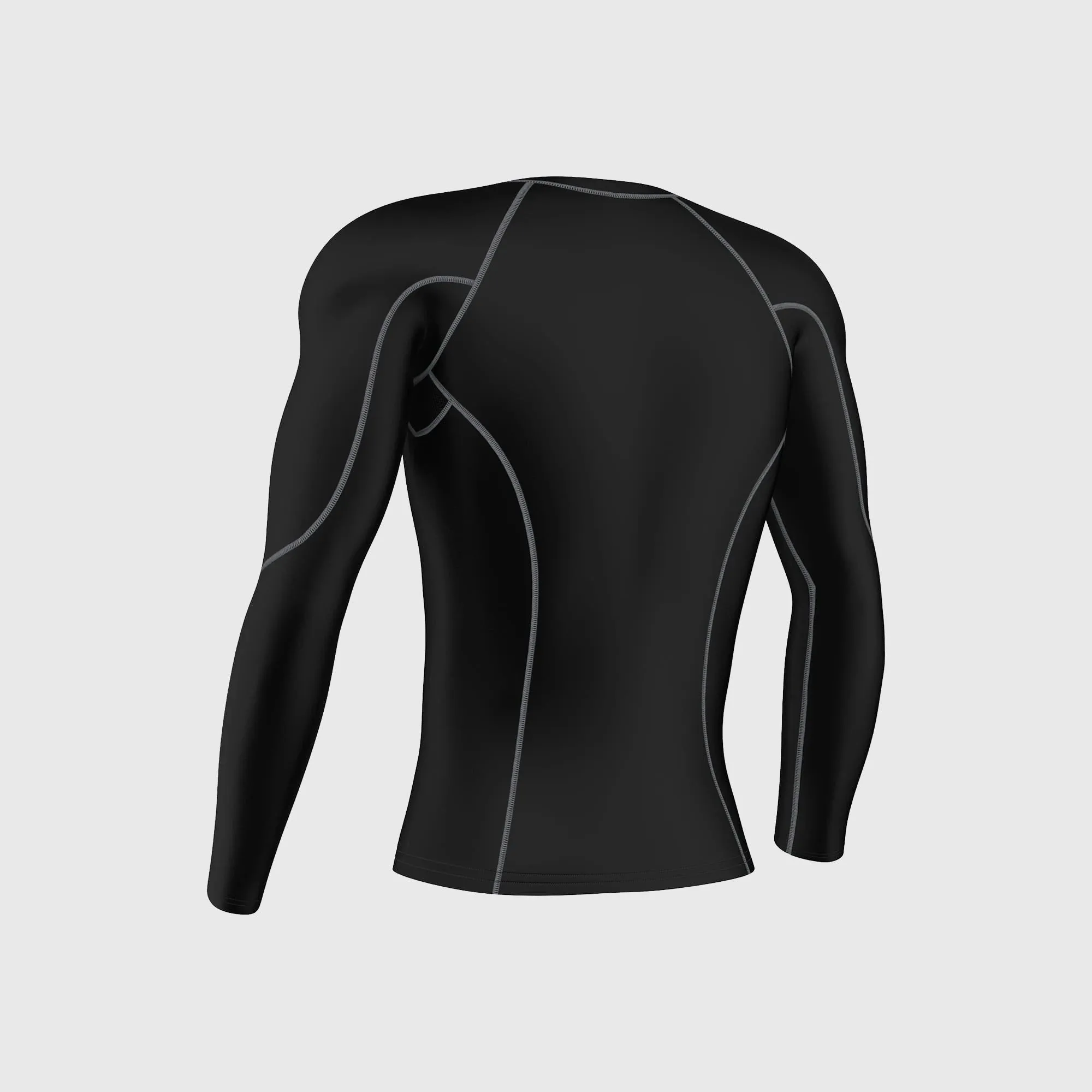 Fdx Blitz Men's Grey Base Layer Winter Cycling Top