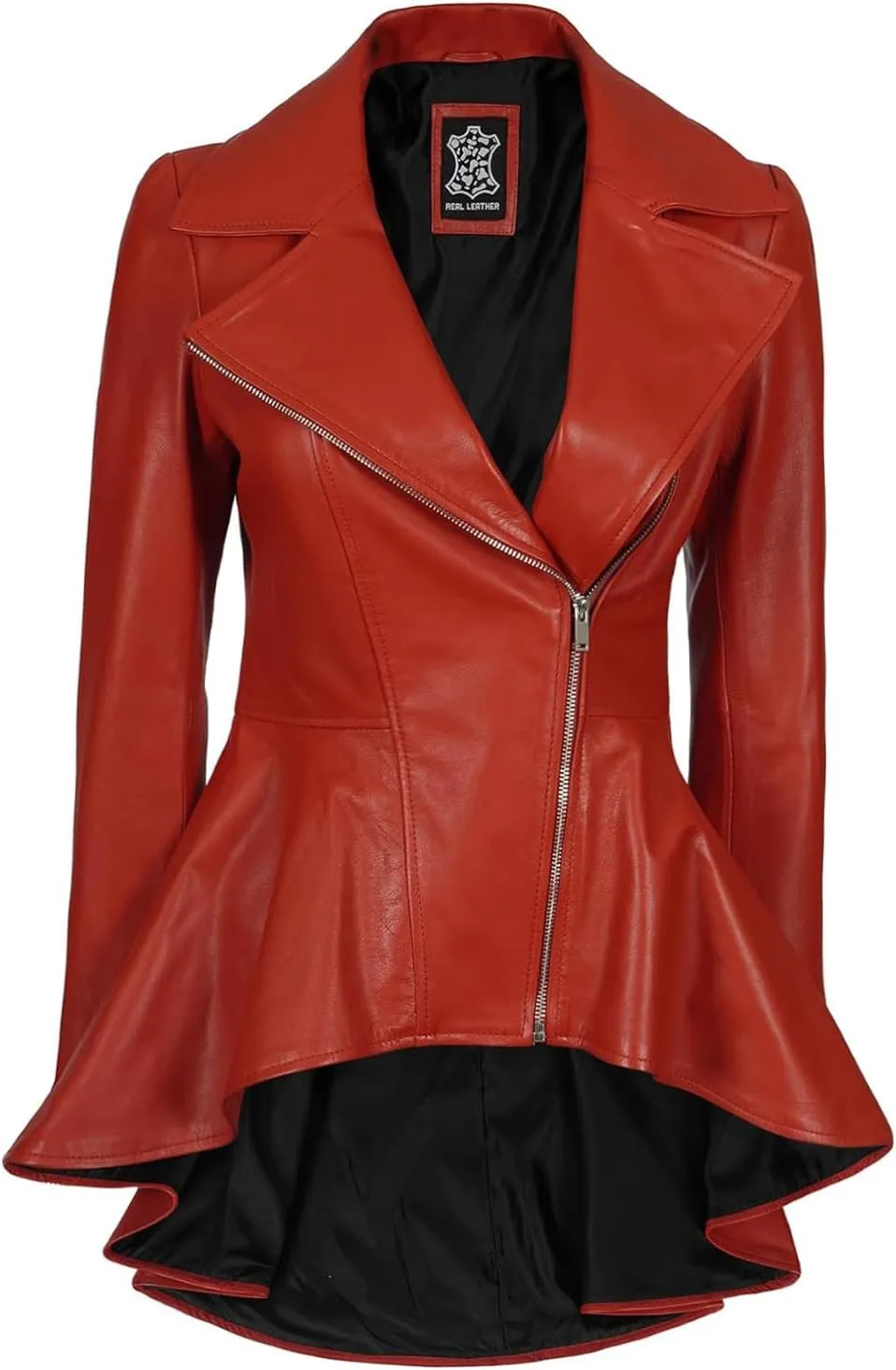 fjackets Leather Jacket Women - Real Lambskin Leather Jackets For Womens Stylish Leather Jacket for All Seasons