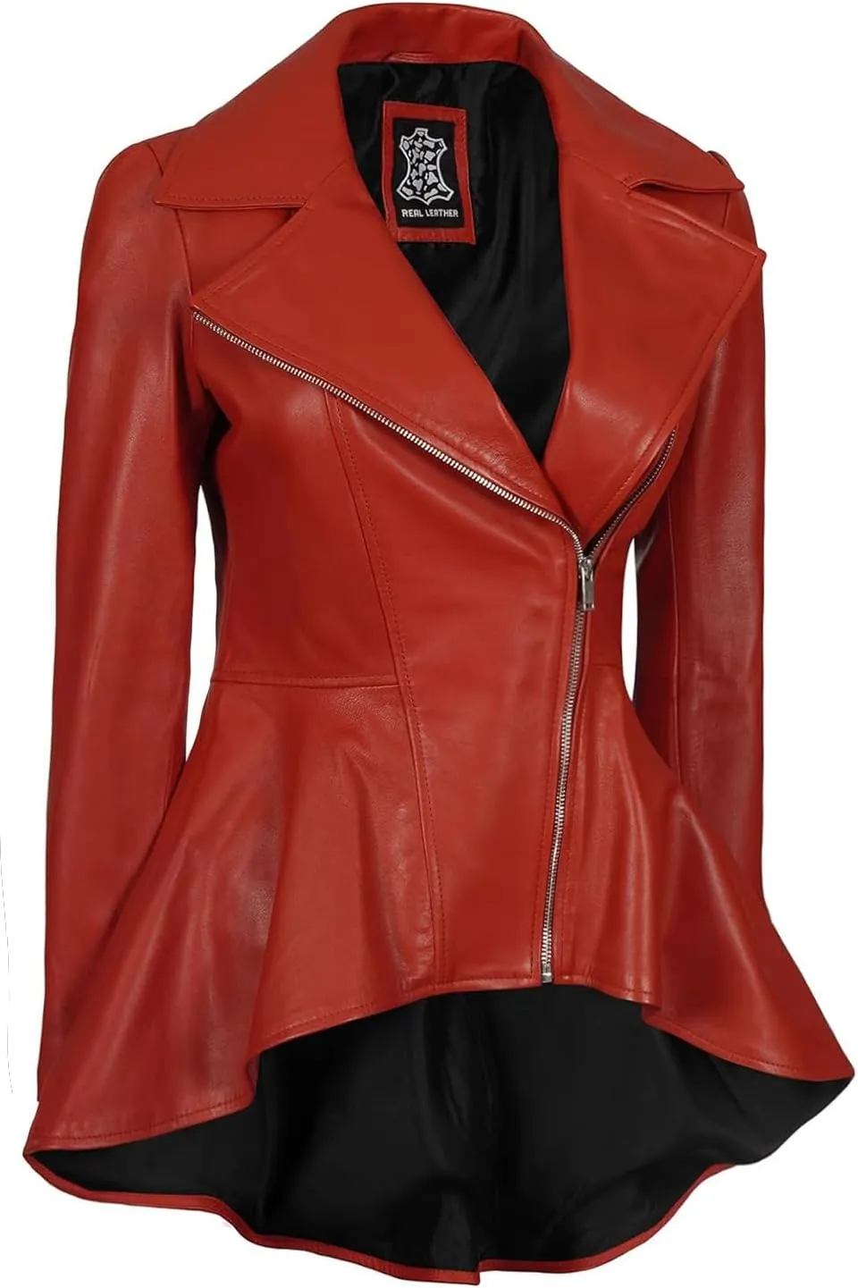 fjackets Leather Jacket Women - Real Lambskin Leather Jackets For Womens Stylish Leather Jacket for All Seasons