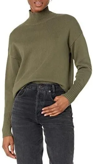 GAP Women's Cotton Turtleneck Sweater