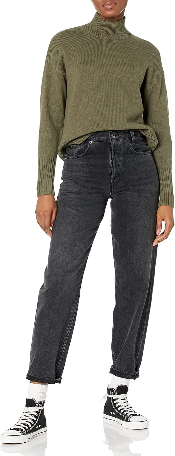 GAP Women's Cotton Turtleneck Sweater