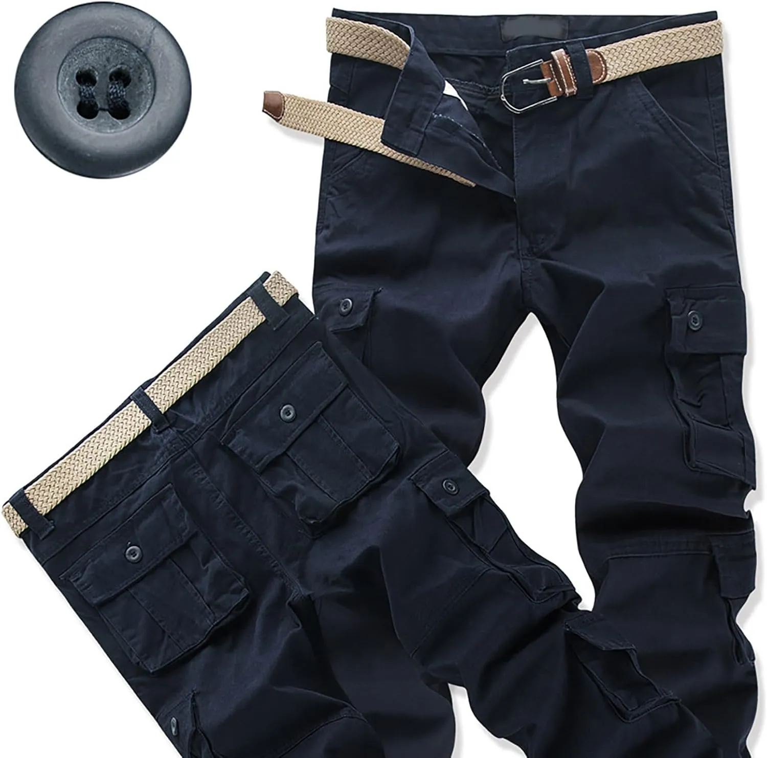Gear Men's Hiking Tactical Sweatpants Waist Denim Long Pants Men's Casual Cargo Pants Sweatpants for Men Men's Camo