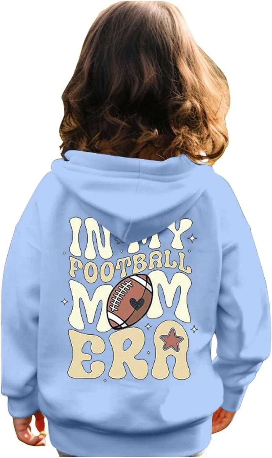 Girls Heart Graphic Print Girls Casual Long Sleeve Hoodies Cute Oversized Fleece Thermal Sweatshirt Tops With Pockets