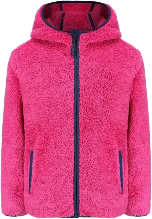 Girl's Soft Fleece sherpa Jacket Full Zip Hoodie