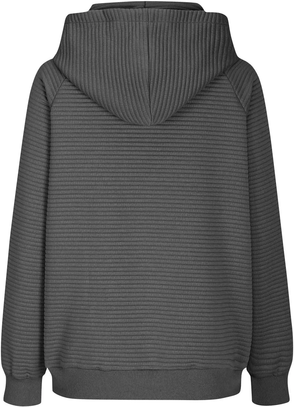 Hoodies for Women Casual Hooded Oversized Sweatshirts with Kangaroo Pocket Raglan Long Sleeve Loose Pullover Tops
