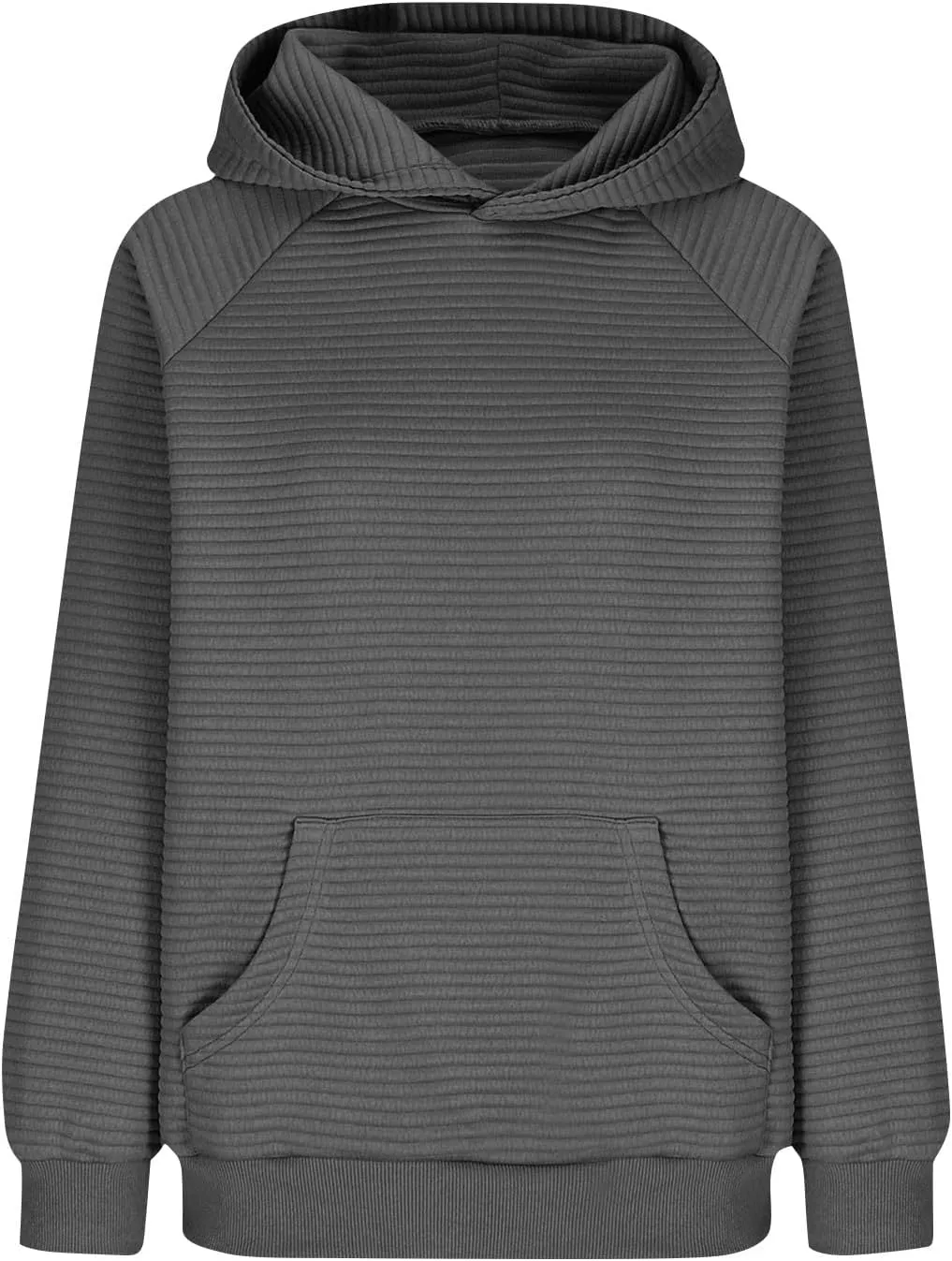 Hoodies for Women Casual Hooded Oversized Sweatshirts with Kangaroo Pocket Raglan Long Sleeve Loose Pullover Tops