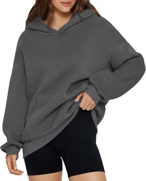 Hoodies for Women Oversized Sweatshirts Fleece Hoodie Long Sleeve Shirts Pullover Fashion Winter Fall Y2k Clothes