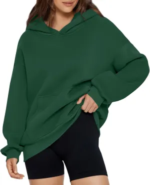 Hoodies for Women Oversized Sweatshirts Fleece Hoodie Long Sleeve Shirts Pullover Fashion Winter Fall Y2k Clothes