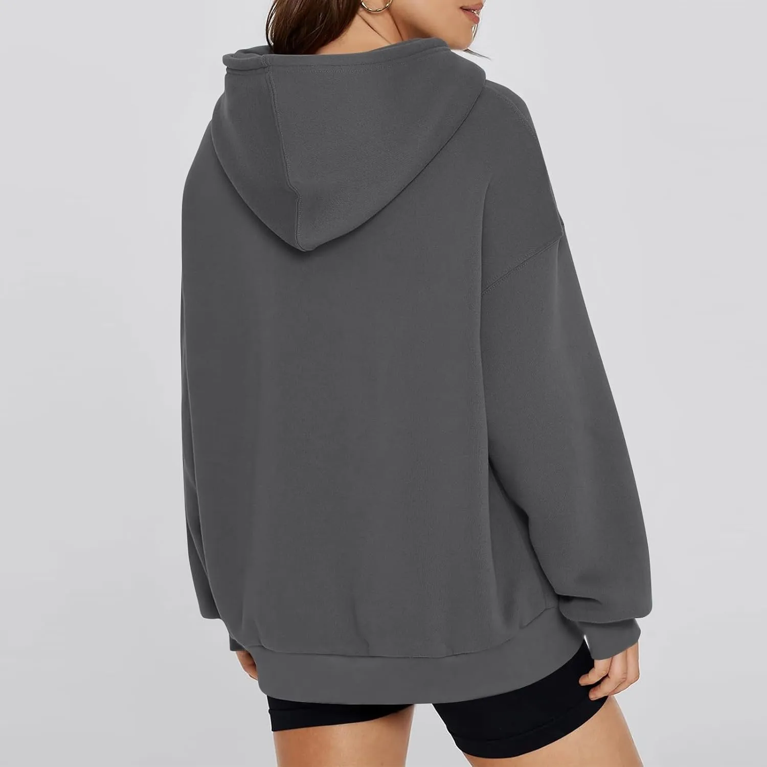Hoodies for Women Oversized Sweatshirts Fleece Hoodie Long Sleeve Shirts Pullover Fashion Winter Fall Y2k Clothes