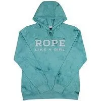 Hooey Ladies Rope Like A Girl Turquoise Hoodie HH1163TQ