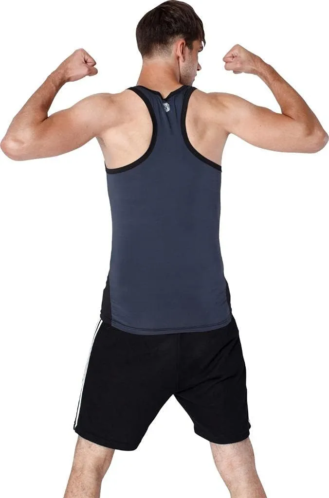 jeansian Men's Sport Quick Dry Sleeveless Tees Vests Tank Top Shirt LSL3306