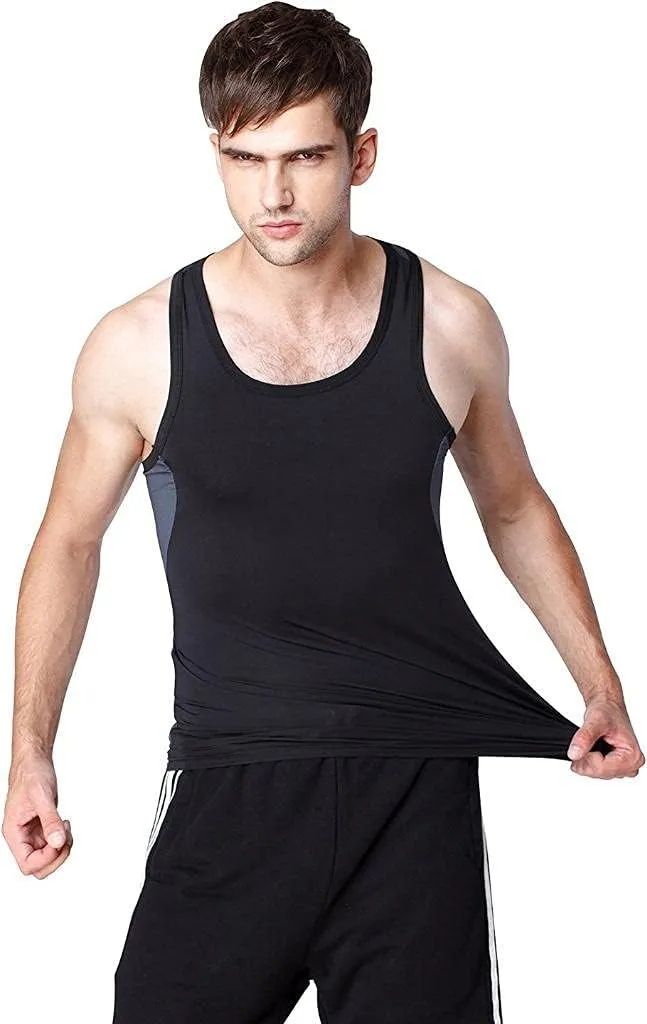 jeansian Men's Sport Quick Dry Sleeveless Tees Vests Tank Top Shirt LSL3306