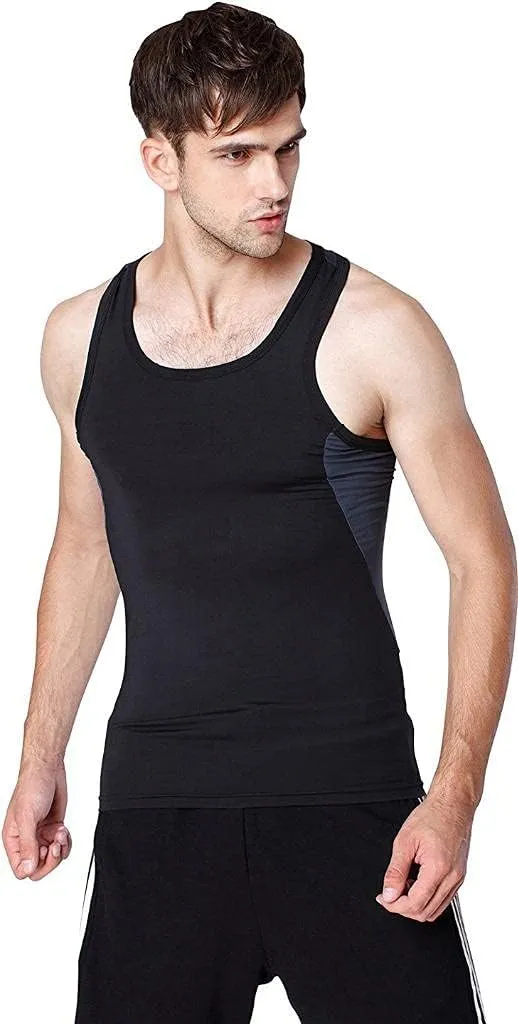 jeansian Men's Sport Quick Dry Sleeveless Tees Vests Tank Top Shirt LSL3306