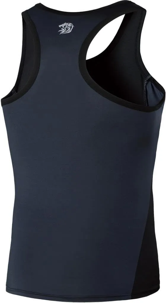 jeansian Men's Sport Quick Dry Sleeveless Tees Vests Tank Top Shirt LSL3306